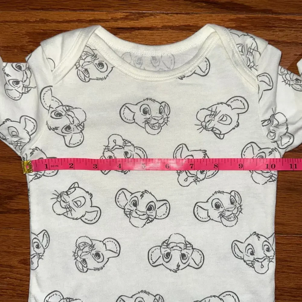 NWT Disney Baby Lion King Simba White Long Sleeve T-Shirt Size 18M